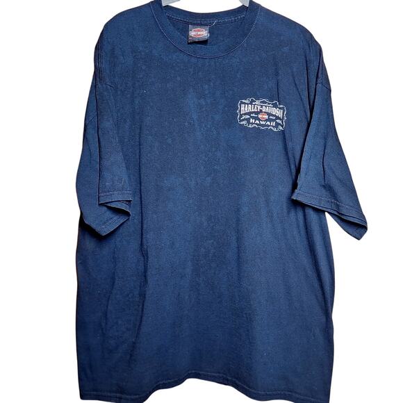 Harley Davidson vintage double sided graphic tee Mens XL Y2K Honolulu Hawaii - Picture 2 of 6